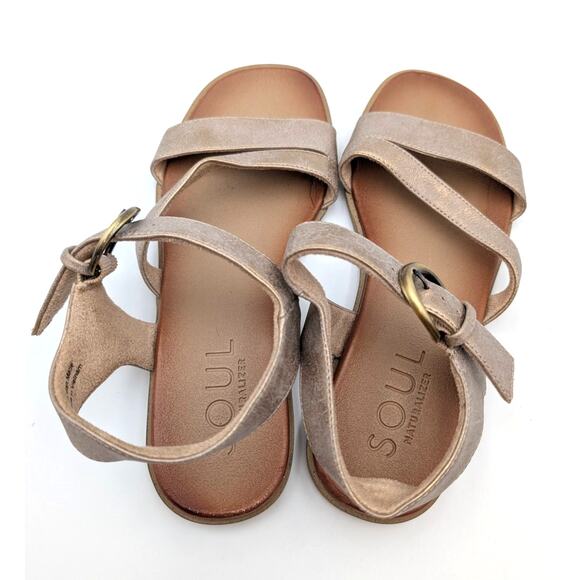 Soul Naturalizer Jayvee Sandal Metallic Mauve Women's Size US8M EU38.5 - Picture 9 of 13